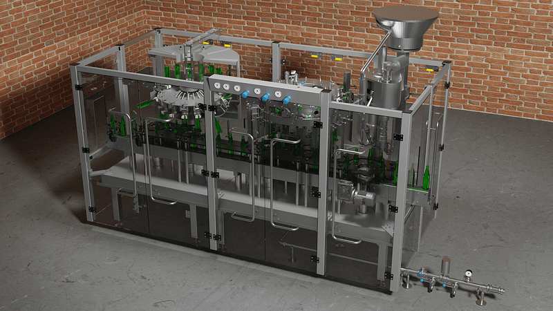 render filling machine