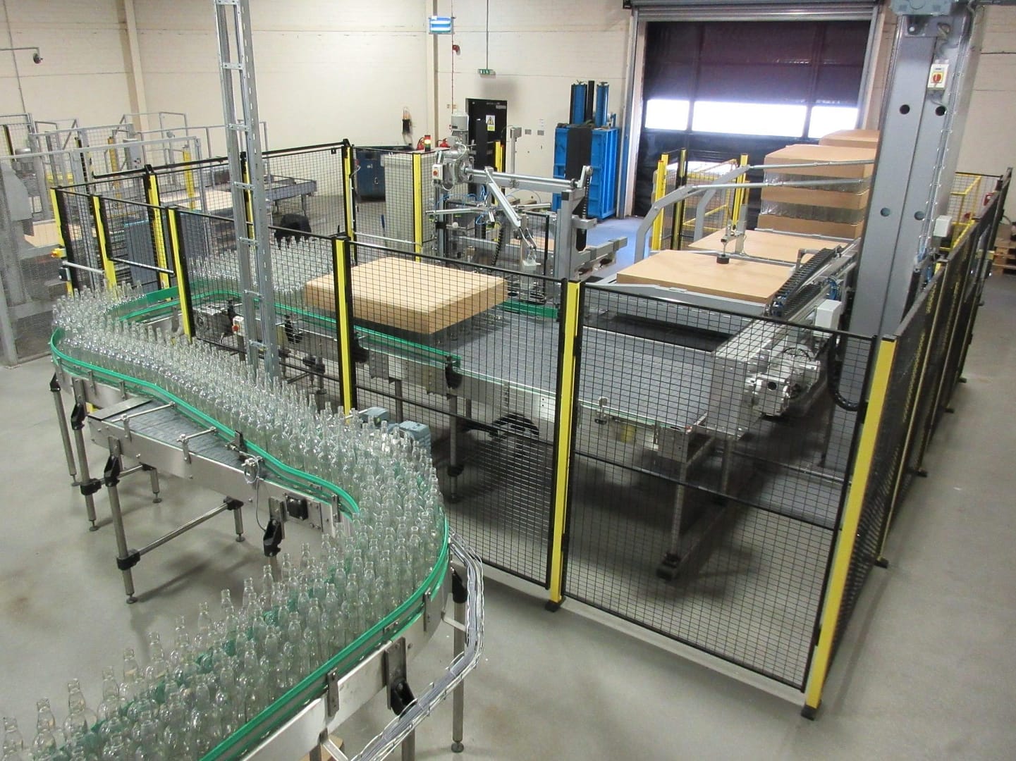 bottle palletizer and depalletizer